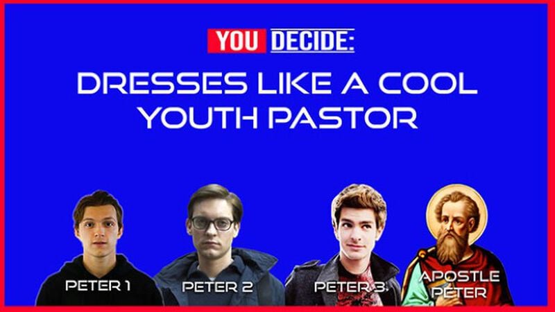 Peter, Peter, Peter, or Peter